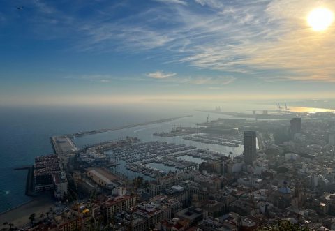 Alicante a view from the Castle