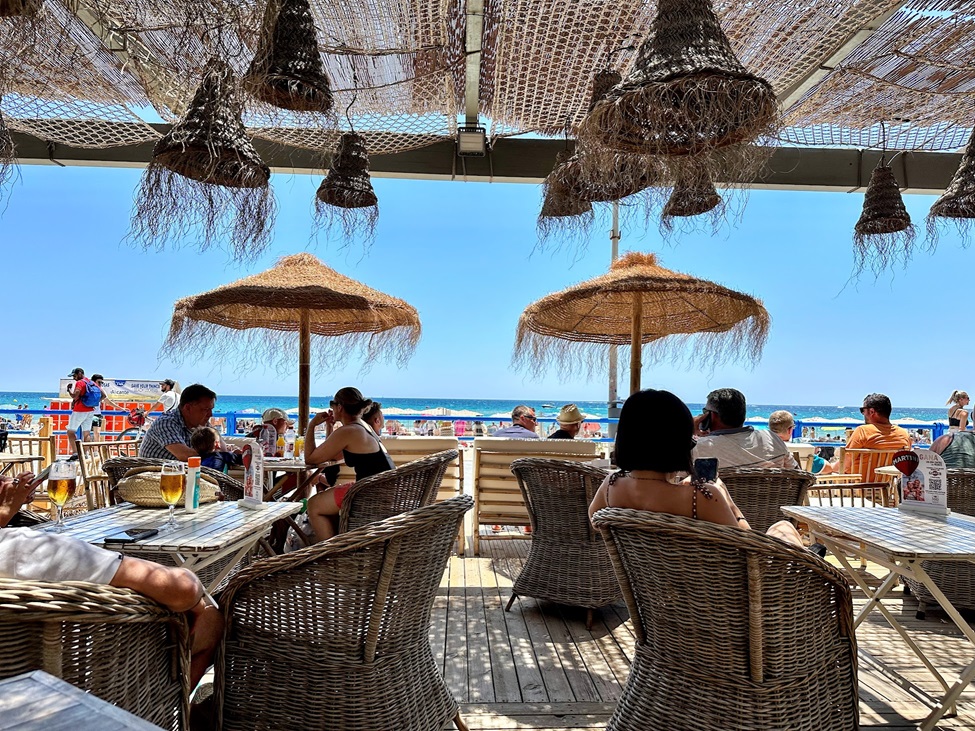 Chiringuito at Postiguet Beach