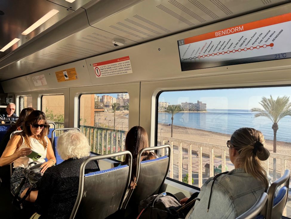 Taking the Tram in Alicante