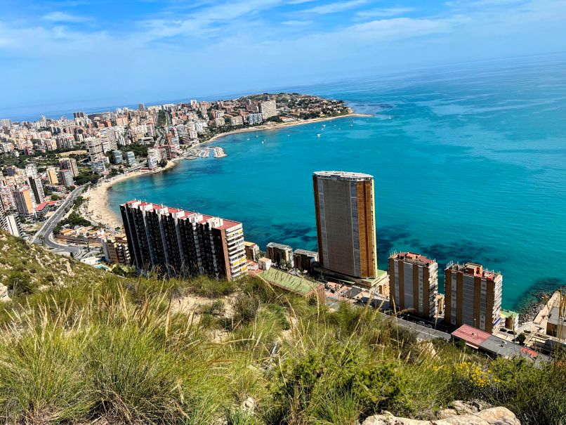 Alicante walks. Looking down from Serra Grossa