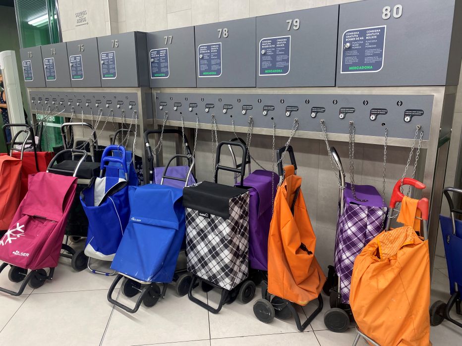 Shopping Trolleys in Mercadona