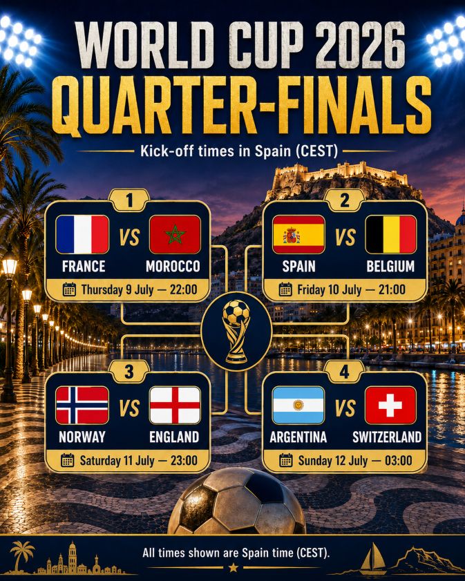 World Cup public screening at Monte Tossal in Alicante