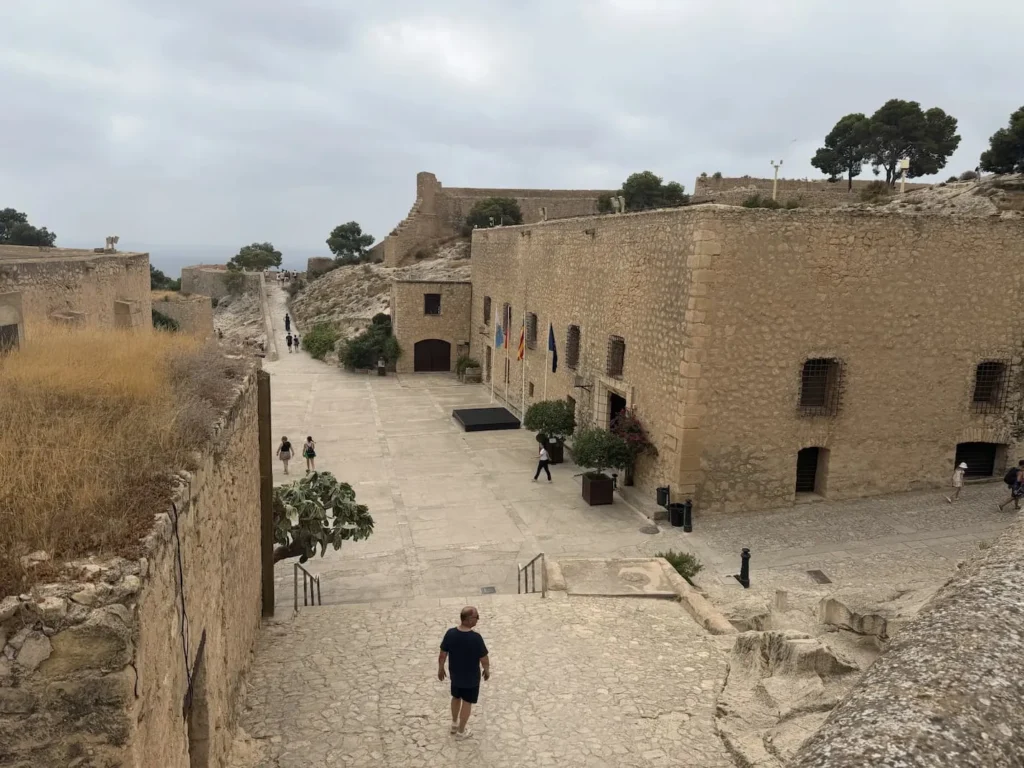 There are plenty of spaces to explore up at the castle